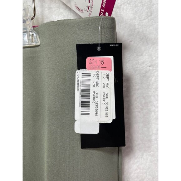 Slim Factor by Investments Woman 3X Ankle Pant Elastic Waist Green NWT - Picture 10 of 14